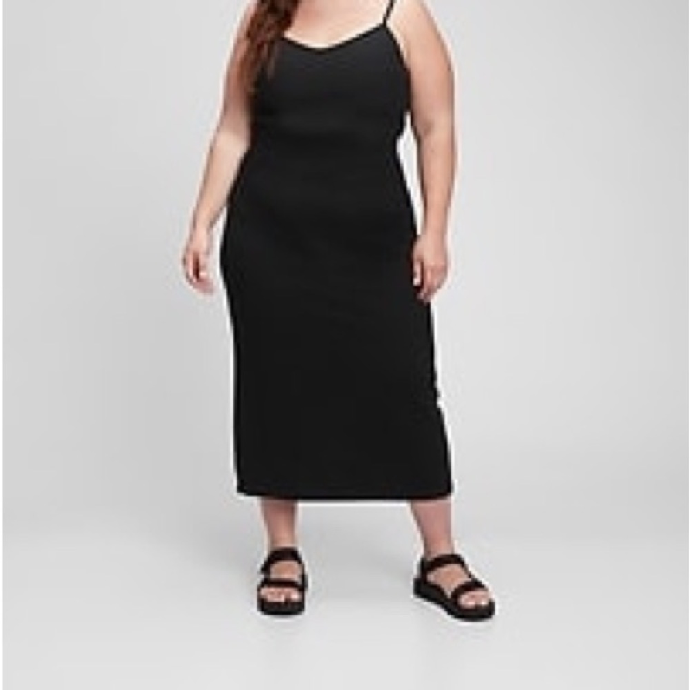 Gap Women’s Black Knit Midi Skirt. Size L.